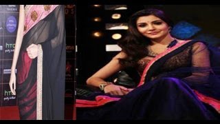 Hka Sharma Wearing Transparent Single Strap Blouse At The Renault Star Guild Awards 2013