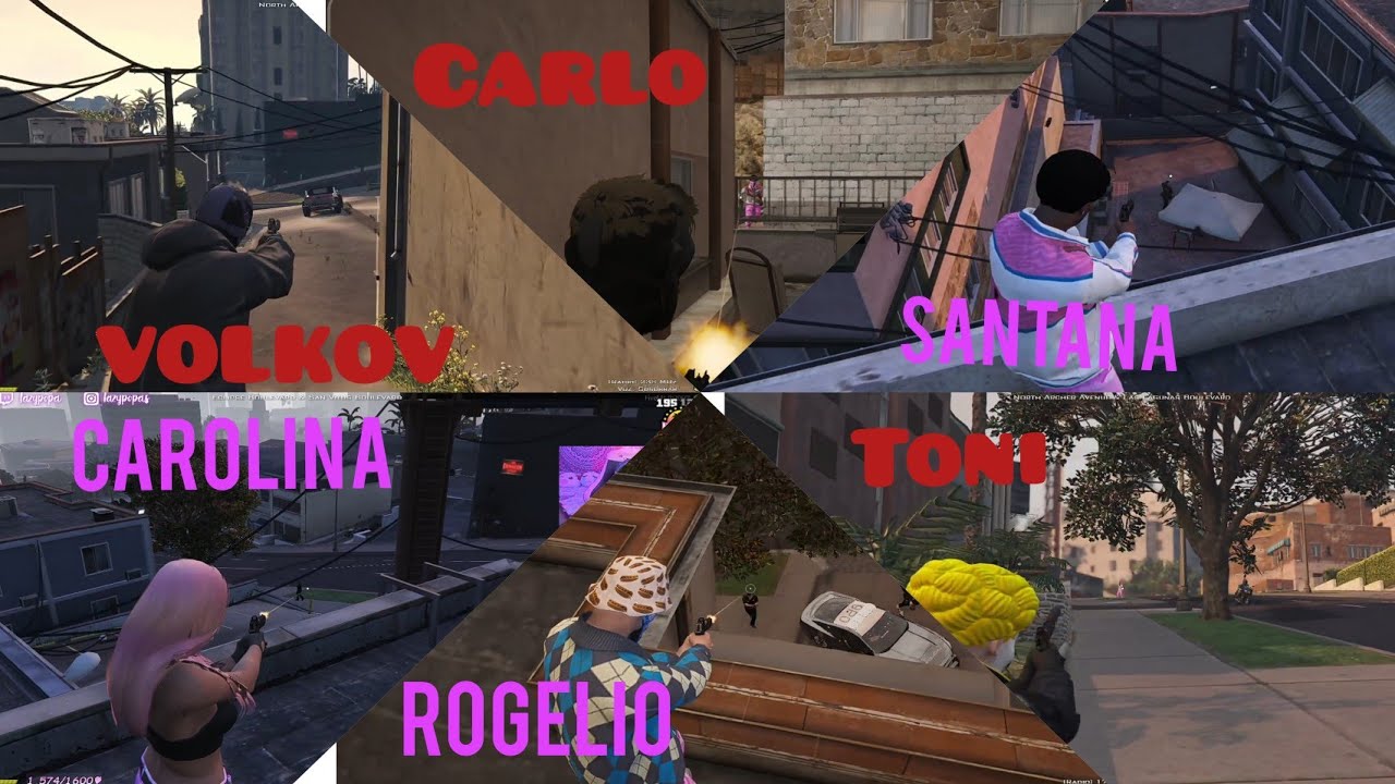 LOS PAPASITOS vs LOS GAMBINOS + LA POLICIA -TIROTEO / 🌴MARBELLA VICE🌴