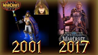 Evolution Of Jaina Proudmoorelore, Model And Personalityworld Of Warcraft
