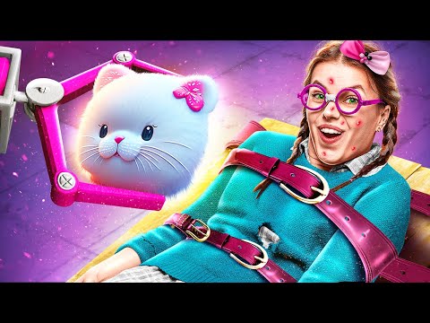 Extreme transformation! From nerd to Hello Kitty!