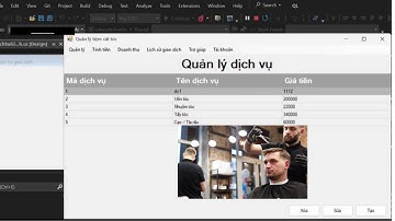Chương trình phần mềm quản lý tiệm salon cắt tóc bằng winform c# có báo cáo