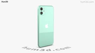 Apple iPhone 11 Green 3D model by 3DModels.org