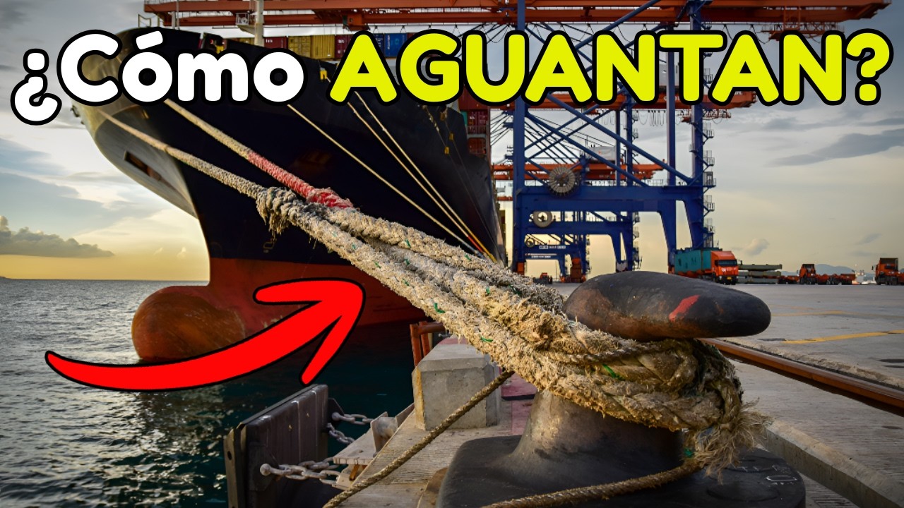 ¿Por qué los Barcos Gigantes Siguen Usando CUERDAS?