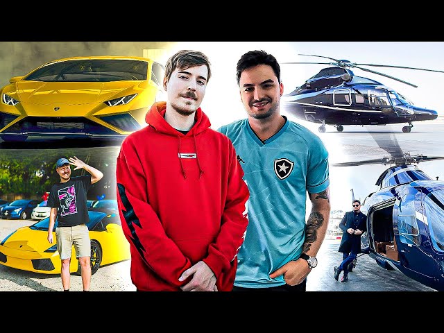 FELIPE NETO vs MR.BEAST: qual é o R mais RICO? 