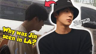 Jins Presence In La Is Questionable Due To His Statement That He Chose To Take A Break In 2025?