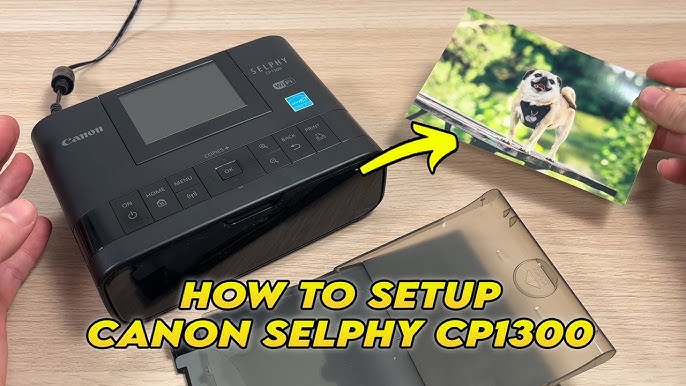 Canon Selphy CP1300 WiFi Setup, Wireless Setup, Connect To Home