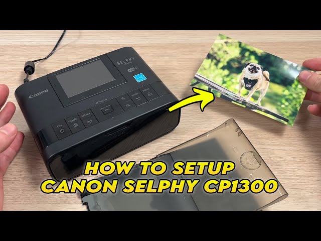 Canon Selphy CP1300: How to Setup and Print Pictures - YouTube
