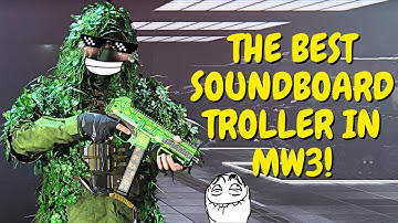 SOUNDBOARD TROLLING while SNIPING in MW3 SND! (HILARIOUS)