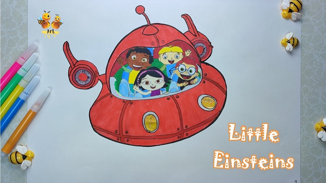 Drawing and Coloring Children's animated Little Einsteins for Education ...