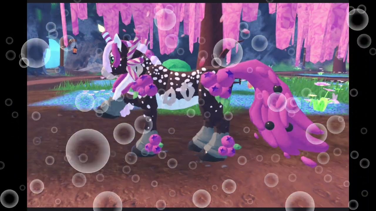 Horse of fantasy color and design 