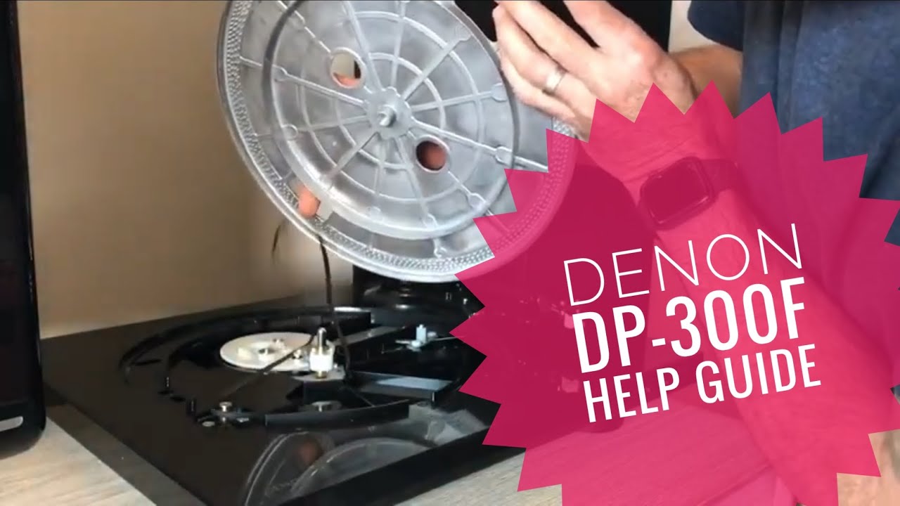 Denon DP300F stylus & belt replacement YouTube