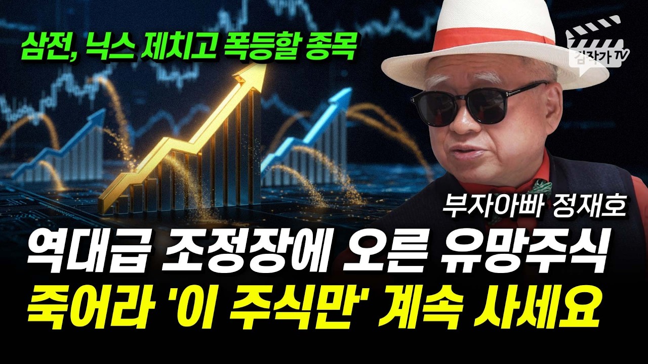 역대급 조정장에 오른 유망주식, 죽어라 '이 주식만' 계속 사세요 (부자아빠 정재호)