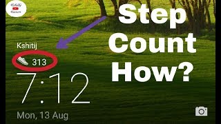 How to add step count (👟 ) on honor 9 lite screenshot 3