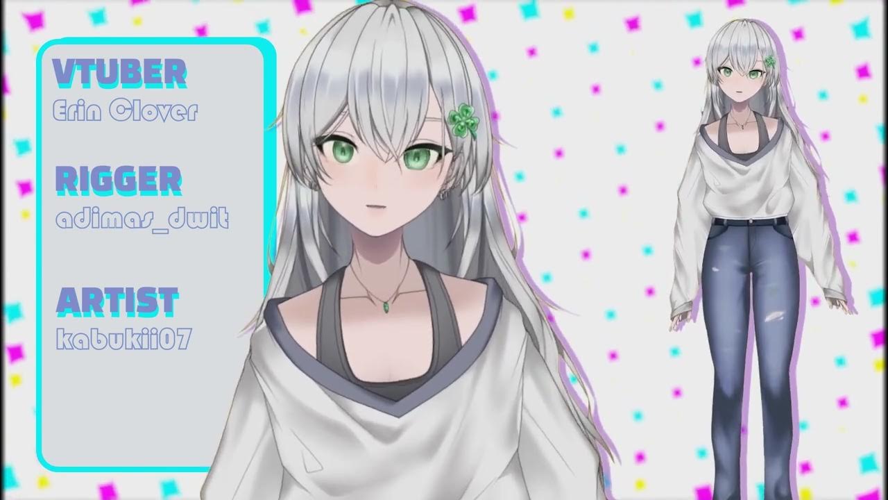 Live2d Showcase "Erin Clover" Model Rigging YouTube