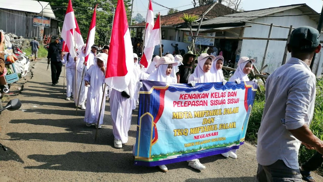 Pawai Karnaval Neglasari Cikahuripan 2024 || MDTA & TKQ Miftahul Falah