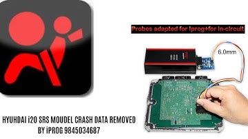 HYUNDAI i20 AIRBAG Module CRASH DATA REMOVED BY iPROG 9845034687