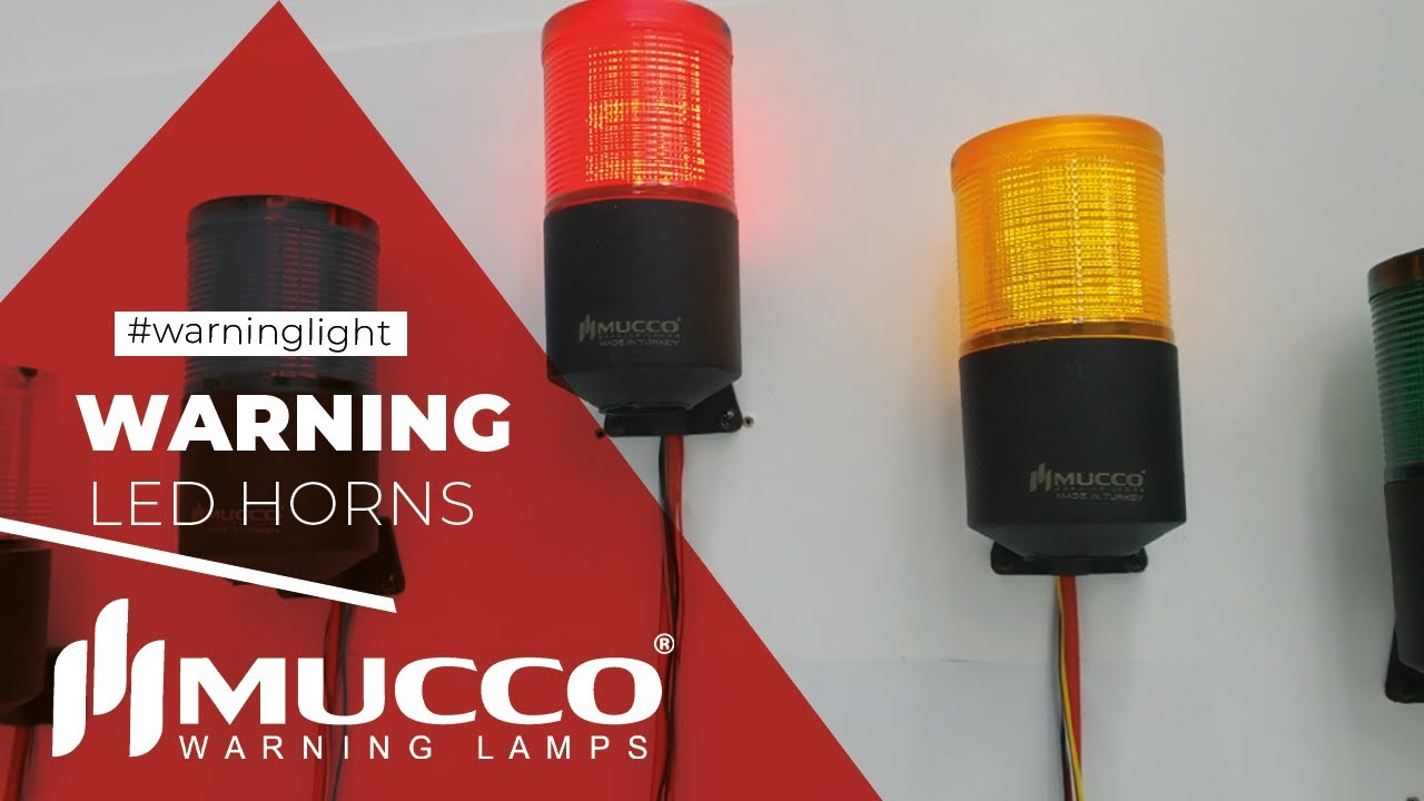 İki Katlı LED Işıklı Korna | Mucco Sinyalteknik