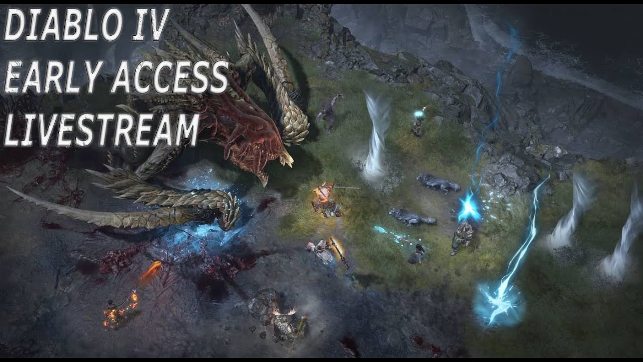 🔴 LIVE - DIABLO 4 BARBARIAN EARLY ACCESS BETA GAMEPLAY - DIABLO 4 ...