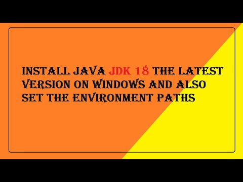 How to Install Java JDK 18 on Windows 10 | How To Install Java JDK on Windows 10 (With JAVA_HOME )