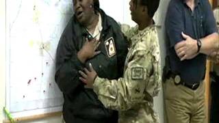 Soldier Daughter Surprises Mom