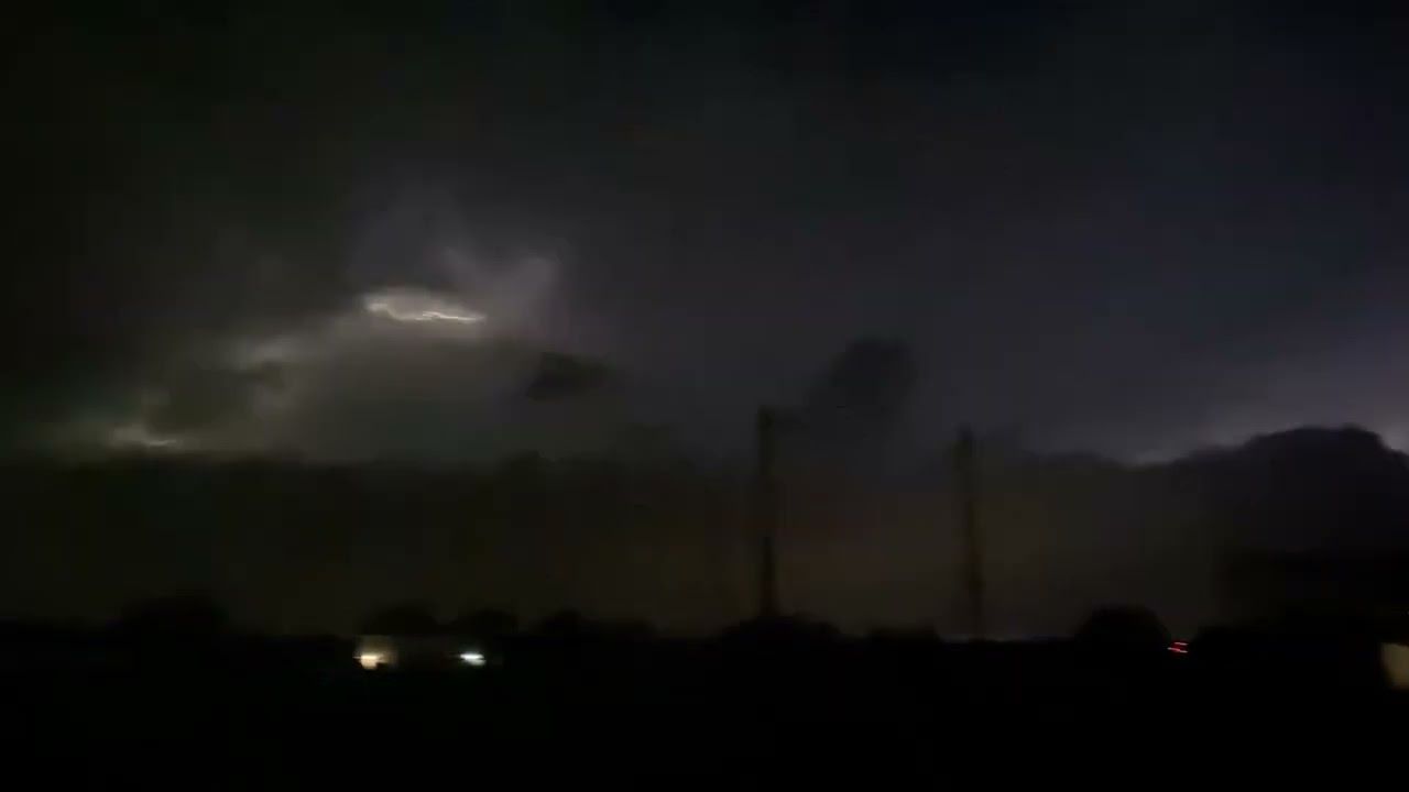 Thunder wall approaching by Lido di Jesolo July 2023