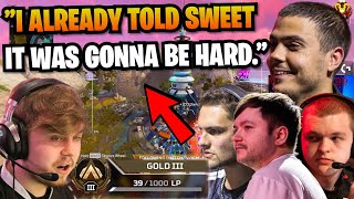 TSM ImperialHal & Apex Pros thoughts on Sweet GIVING UP on his Console to Masters at Gold 4.. 🤔