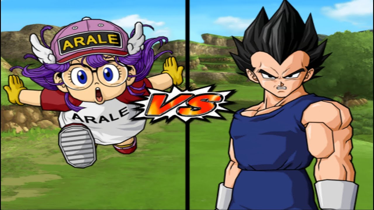DBZ Sparking! METEOR アラレちゃん VS ベジータ 【スパーキングメテオ】 YouTube