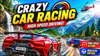 🚗 Crazy Car Racing Game 🔥 | High Speed Driving & Challenging Roads | Car Gaming #carspeedtest #video screenshot 5