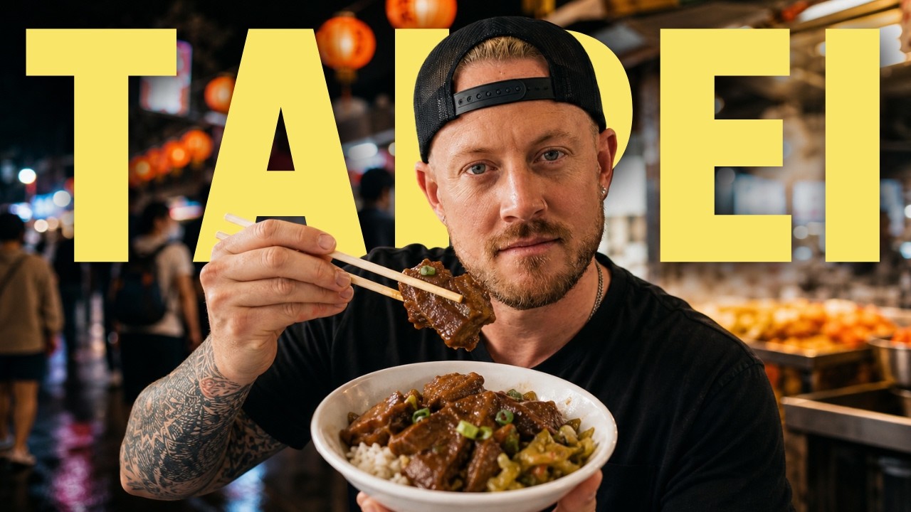 EATING THE BEST LOCAL FOOD IN TAIPEI TAIWAN 🇹🇼