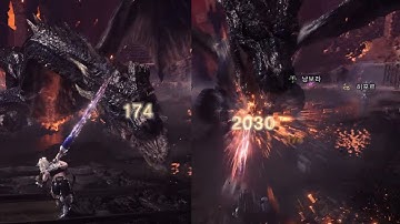 [MHW] Landing both TCS hits on fatalis head during nova transition