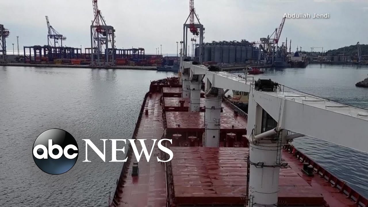 1st cargo ship leaves Odesa, Ukraine as Russian assault continues l ABCNL