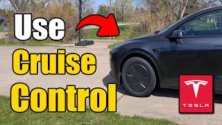How to use Cruise Control on Tesla & Set Speed - Easy Tutorial