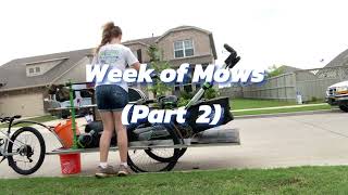 14yr Old Girl Making $264 in a Week Mowing Lawns (Part 2)