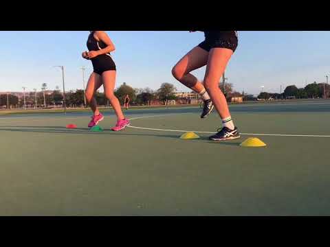 Nettyheads- Netball drills Footwork Figure 8's