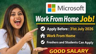 🔴Microsoft - Work from Home Job Announced 🔥 screenshot 1