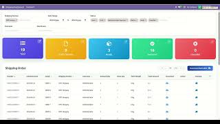 DPD Hungary Shipping Integration - Dashboard Odoo screenshot 2