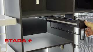 Вешалка Starax для одежды, с доводчиком