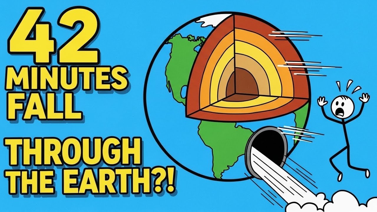 What if you drilled a tunnel straight through the Earth and jumped inside?