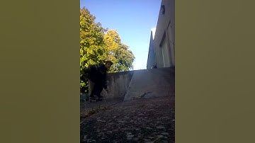 Me doing an Ollie off the side of a loading dock