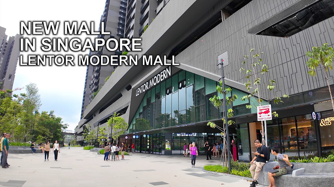 🛍️🍜 Newest Mall in Singapore | Lentor Modern Mall - Complete Tour