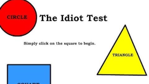 THE IDIOT TEST | walkthrough