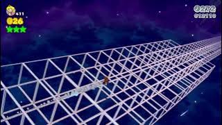 Super Mario 3D World - Blast Block Skyway's end slide perfect balance