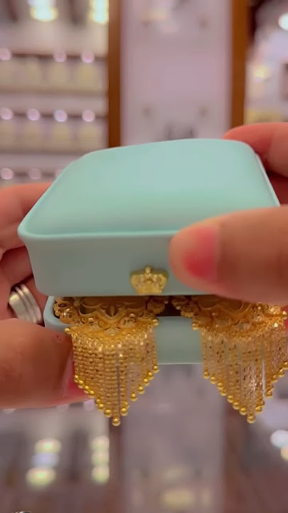 Trending design gold earrings #earrings #gold #jewellery #newdesign #latestdesign #bridal #22k #2024