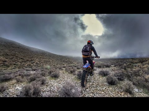 WILD HORSE TRAILS AND LOW CLOUDS OUTSIDE LAS VEGAS