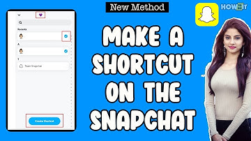 How to make a shortcut on snapchat 2024 | Skill Wave