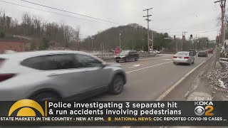 3 hit-and-run crashes within 24 hours under investigation