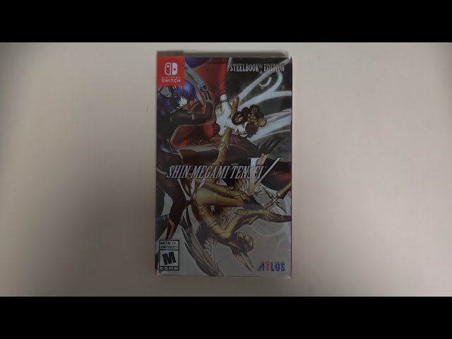 Shin Megami Tensei V (SMT V) Standard Edition (Switch) Unboxing