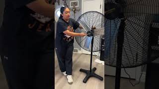 Ima be using this as a room fan 🙌🏾 #dealsforyoudays #roomfan #industrialfan #sleephack #summerhacks