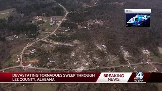 At least 23 dead after tornadoes rip through Southeast