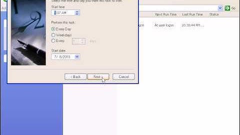 How to Add a Schedule Task